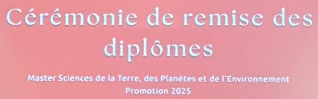 Retour en images : Cérémonie de remise des diplômes Master GDT